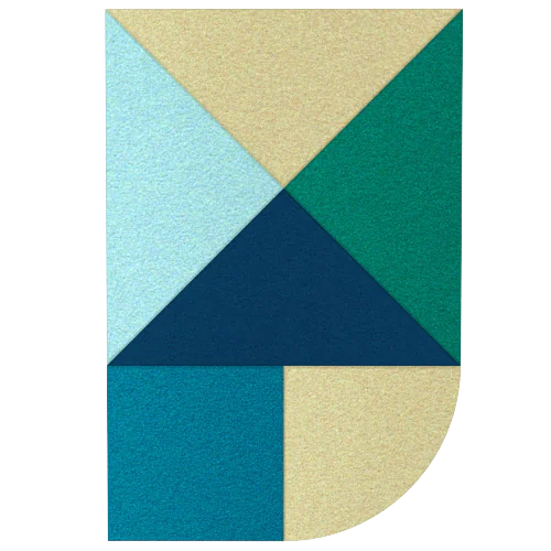 Acoustic Wall Art Panels FAN 4 on white background Decormania UK